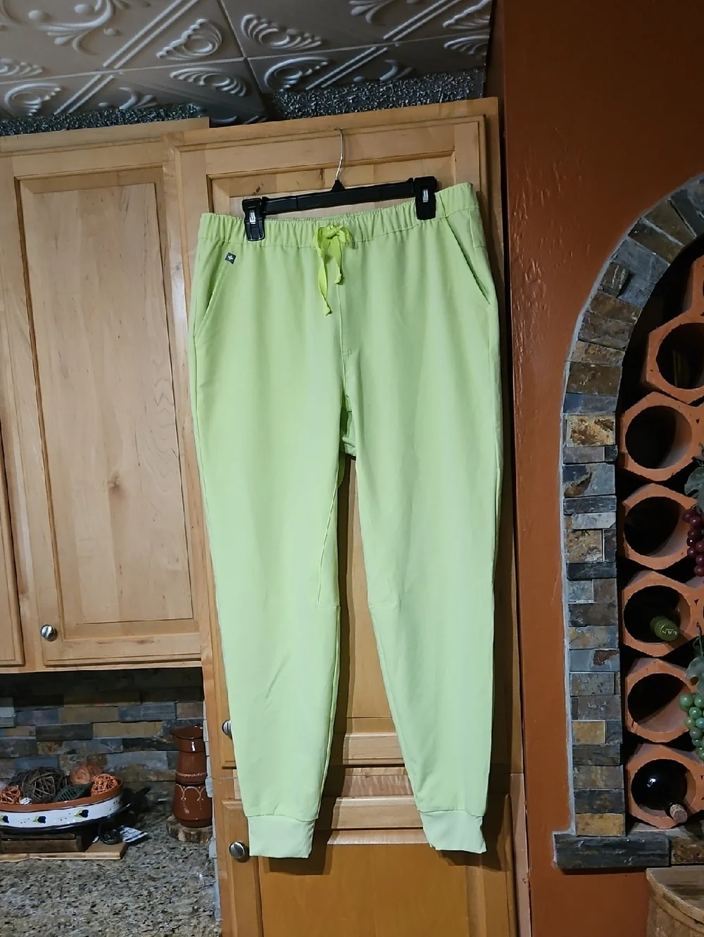 Figs Tansen Jogger Scrub Pants Drawstring Sea Mist Green